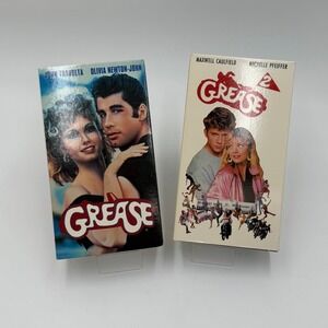 Grease and Grease 2 VHS Tape Movie Set‎ Paramount Pictures